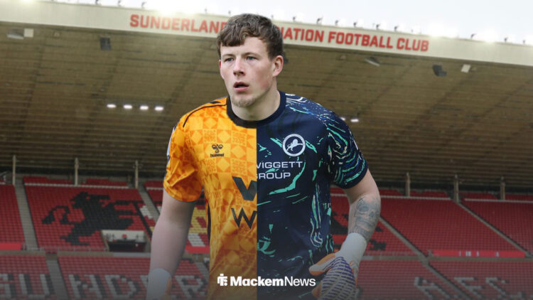 Anthony Patterson in Millwall and Sunderland shirt