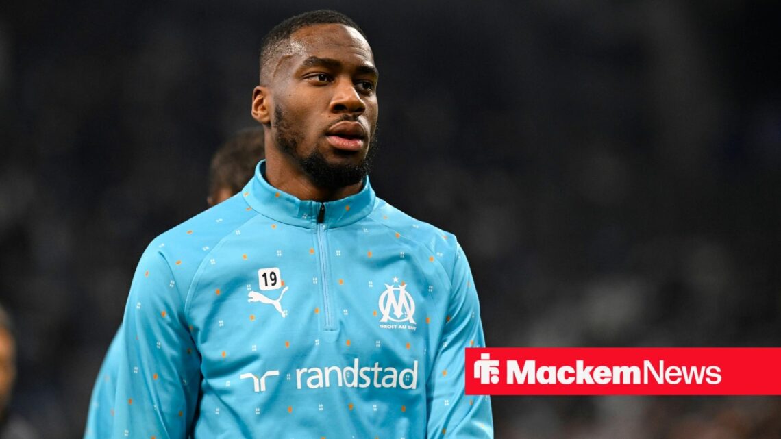 Geoffrey Kondogbia playing for Marseille